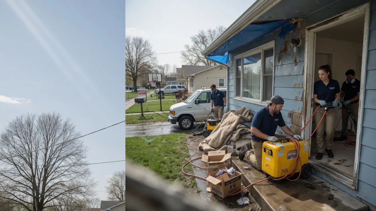 Basement Flood Cleanup in Cummings, ND near me